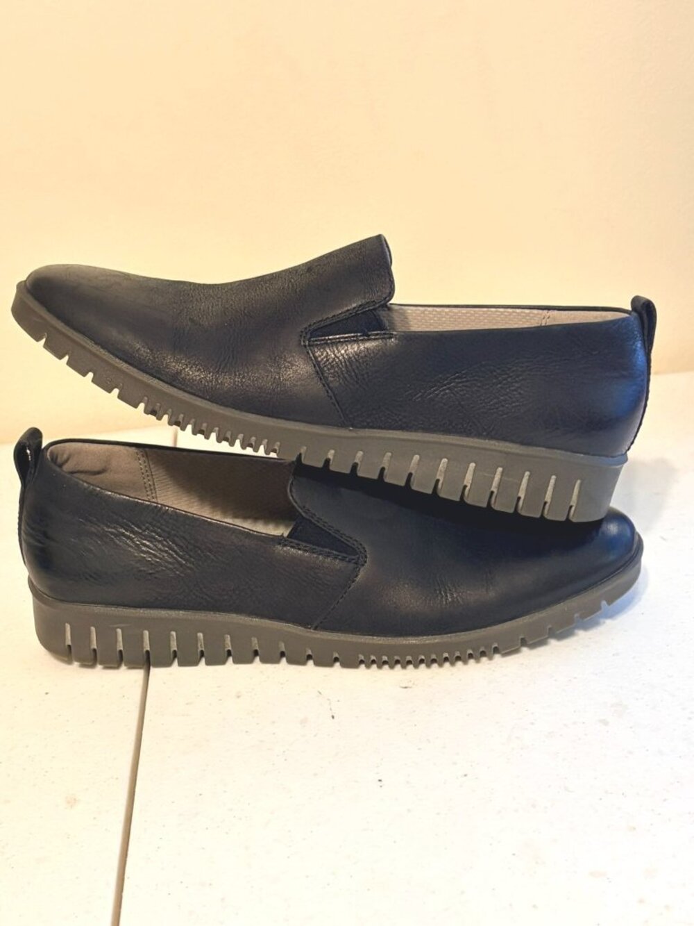 Dansko Women's Linley Black‎ Burnished Flats Slip Ons EU Size 38 US 7.5
